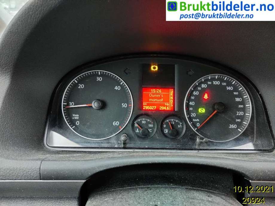 VW Touran 2003-2006 (Type I, Fase 1) , Motorkode: BKD, Girkassekode: 