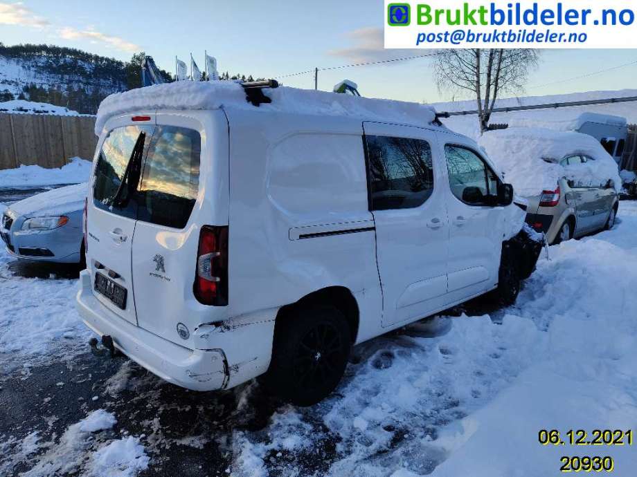 Peugeot Partner 2019-->> (Type III) , Motorkode: YHY, Girkassekode: 