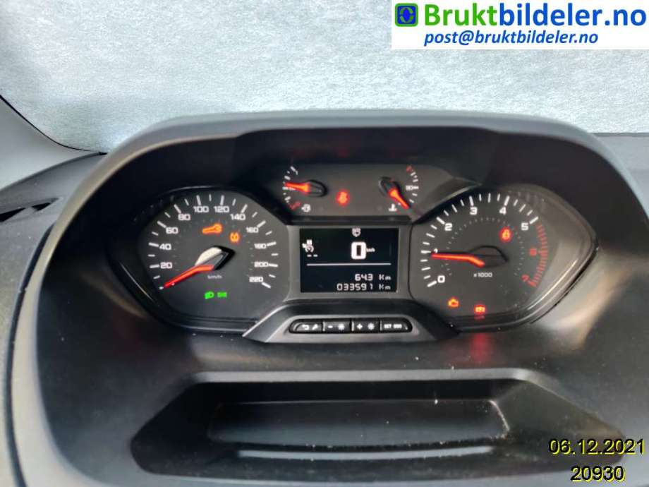 Peugeot Partner 2019-->> (Type III) , Motorkode: YHY, Girkassekode: 