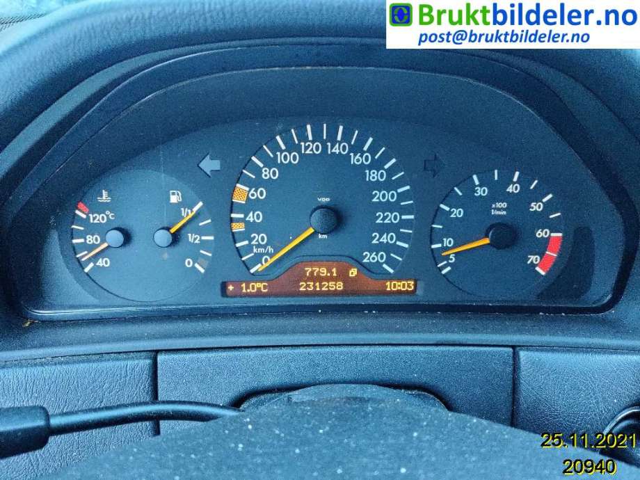 Mercedes E-Klasse 1995-2000 (Fase 1) (W210) (W210), Motorkode: M112.921, Girkassekode: 