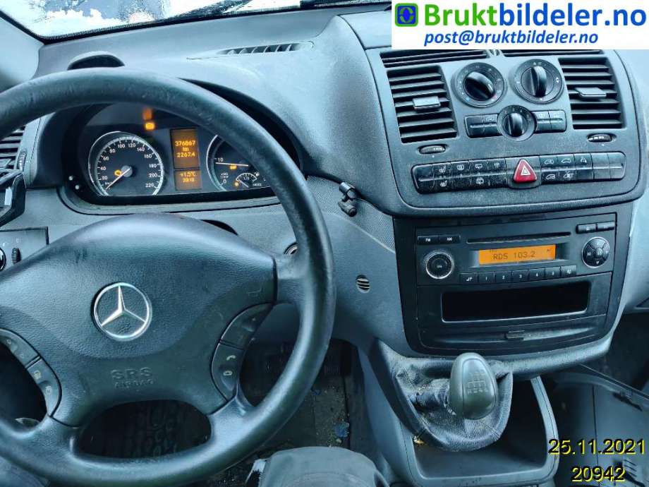 Mercedes Vito/Viano 2004-2010 (Fase 1) (W639) (W639), Motorkode: OM646.980, Girkassekode: