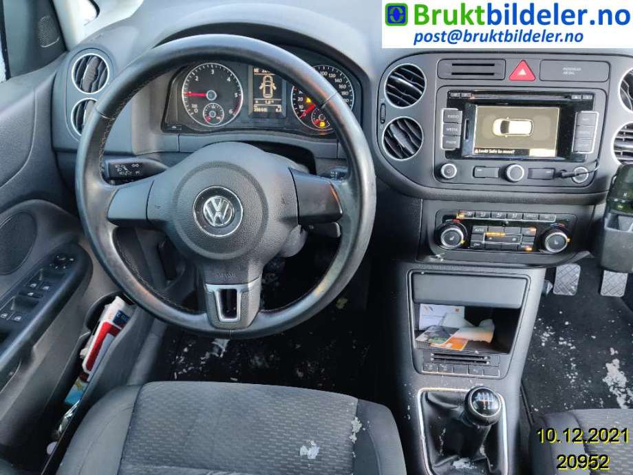 VW Golf, Plus/Cross 2009-2013 (Fase 2) , Motorkode: CAYC, Girkassekode: 