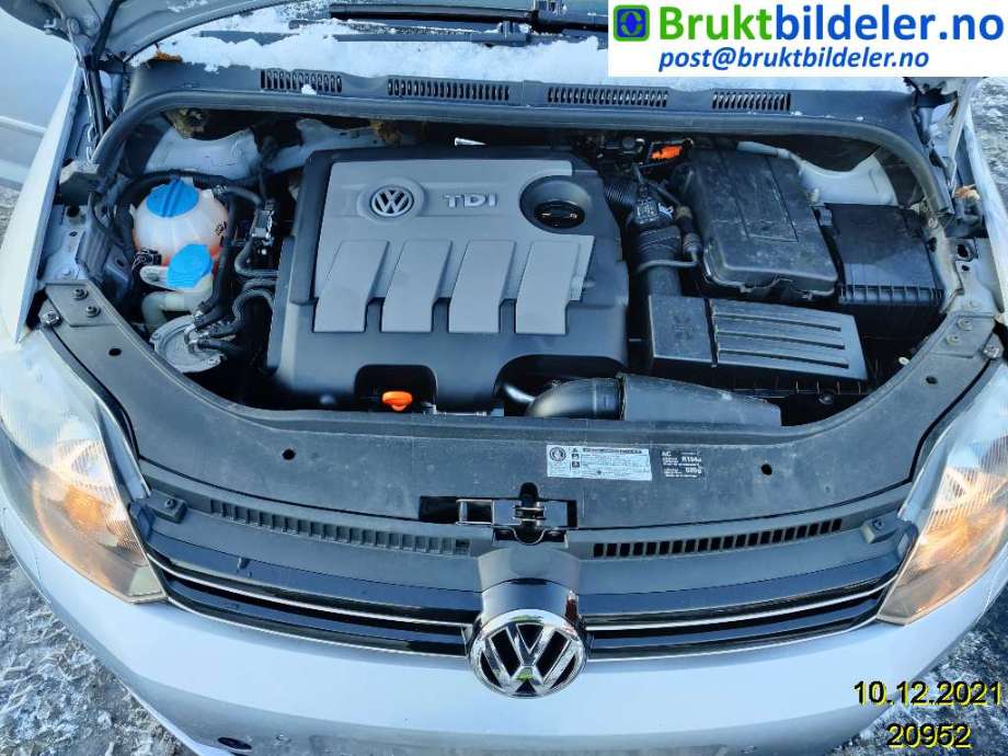 VW Golf, Plus/Cross 2009-2013 (Fase 2) , Motorkode: CAYC, Girkassekode: 