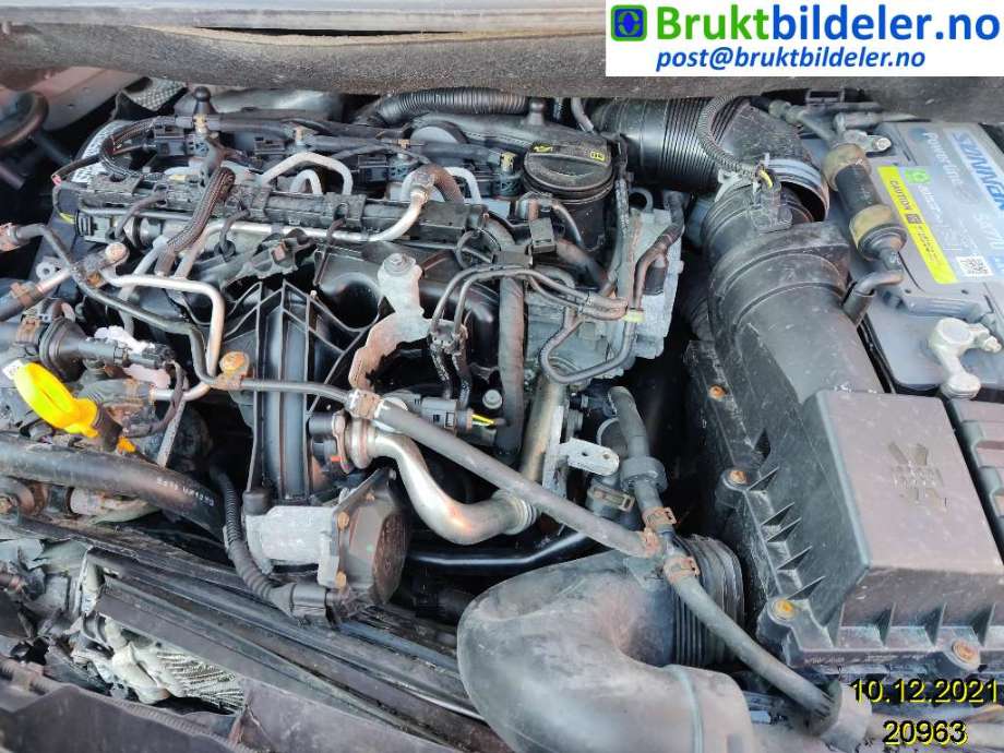VW Caddy 2010-2015 (Type III, Fase 2) , Motorkode: CFHF, Girkassekode: 