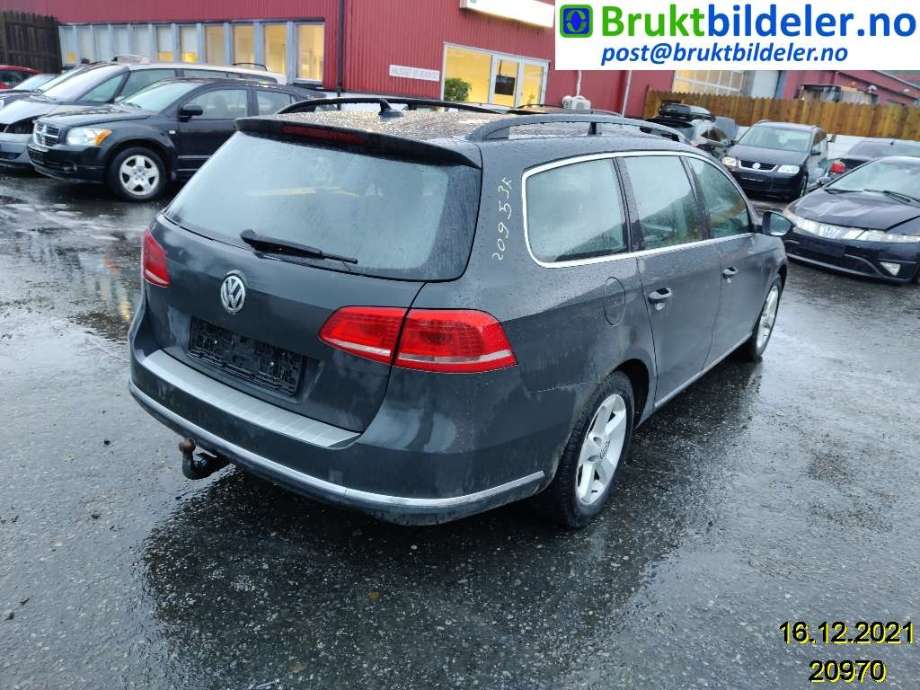 VW Passat 2011-2015 (B7) (B7), Motorkode: CAYC, Girkassekode: 