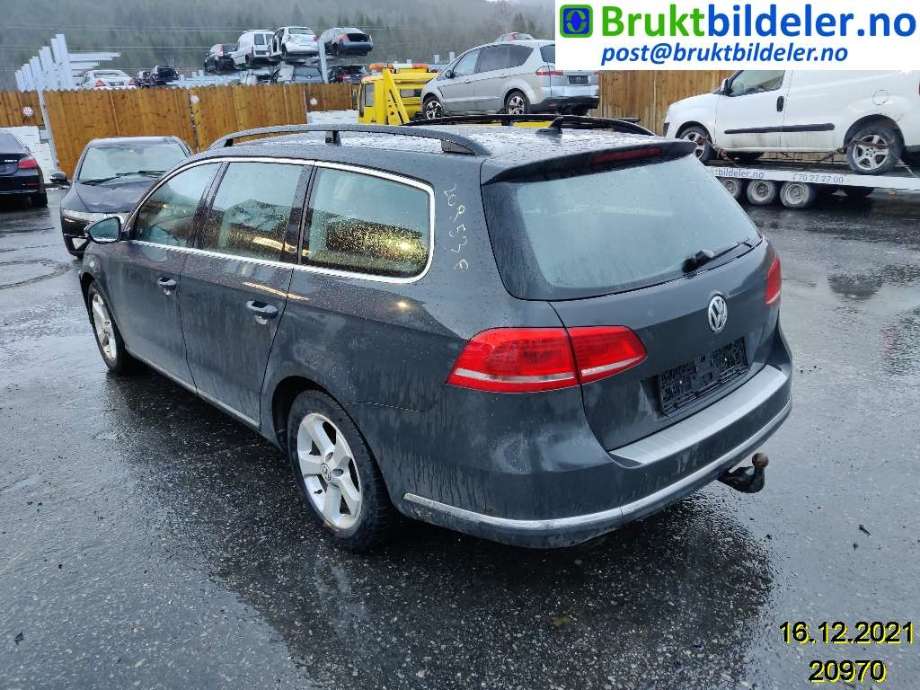 VW Passat 2011-2015 (B7) (B7), Motorkode: CAYC, Girkassekode: 