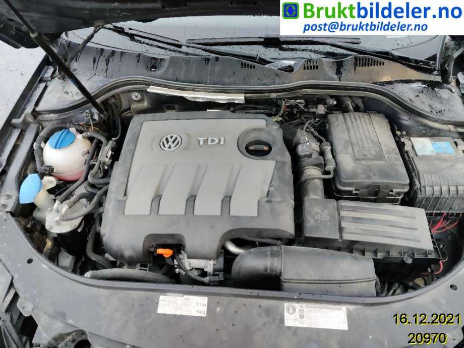 VW Passat 2011-2015 (B7) (B7), Motorkode: CAYC, Girkassekode: 