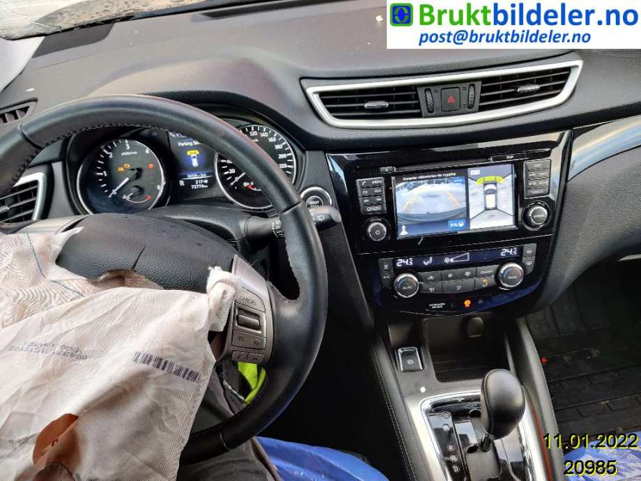 Nissan Qashqai 2014-2021 (Type II) , Motorkode: R9M, Girkassekode: 