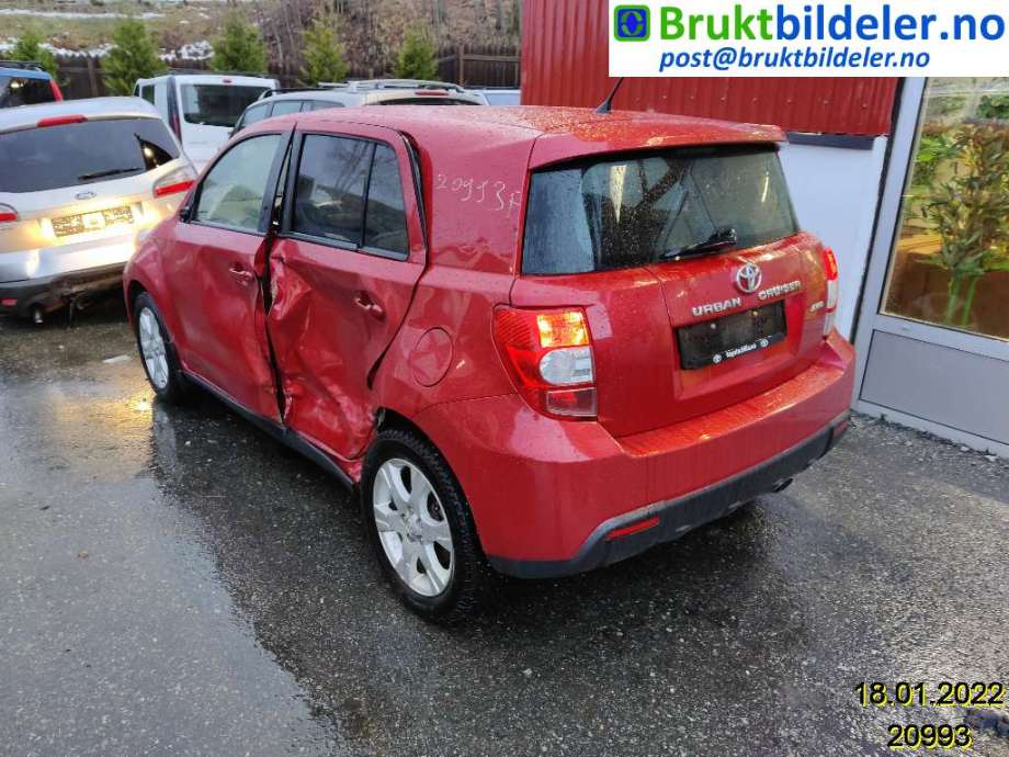 Toyota Urban Cruiser 2009-2014 , Motorkode: 1ND-TV, Girkassekode: 