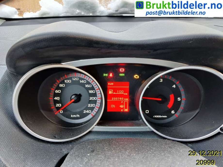 Mitsubishi Outlander 2007-2010 (Type II, Fase 1) , Motorkode: BSY, Girkassekode: 