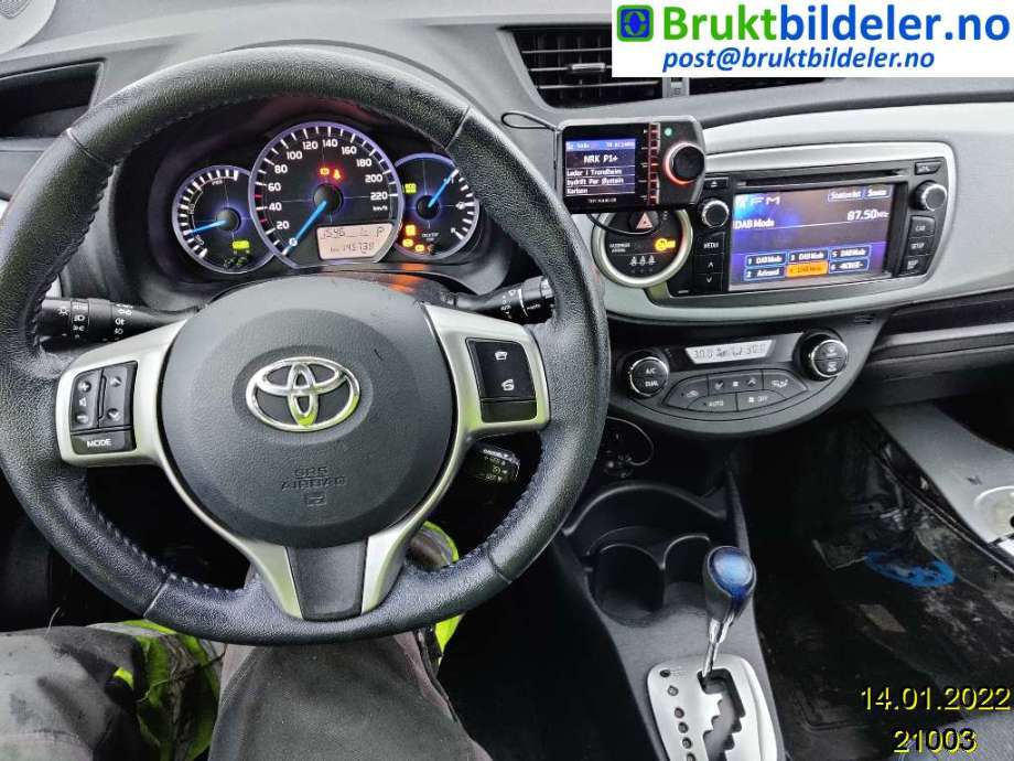 Toyota Yaris 2014-2020 (Type III, Fase 2) , Motorkode: 1NZ-FXE, Girkassekode: 