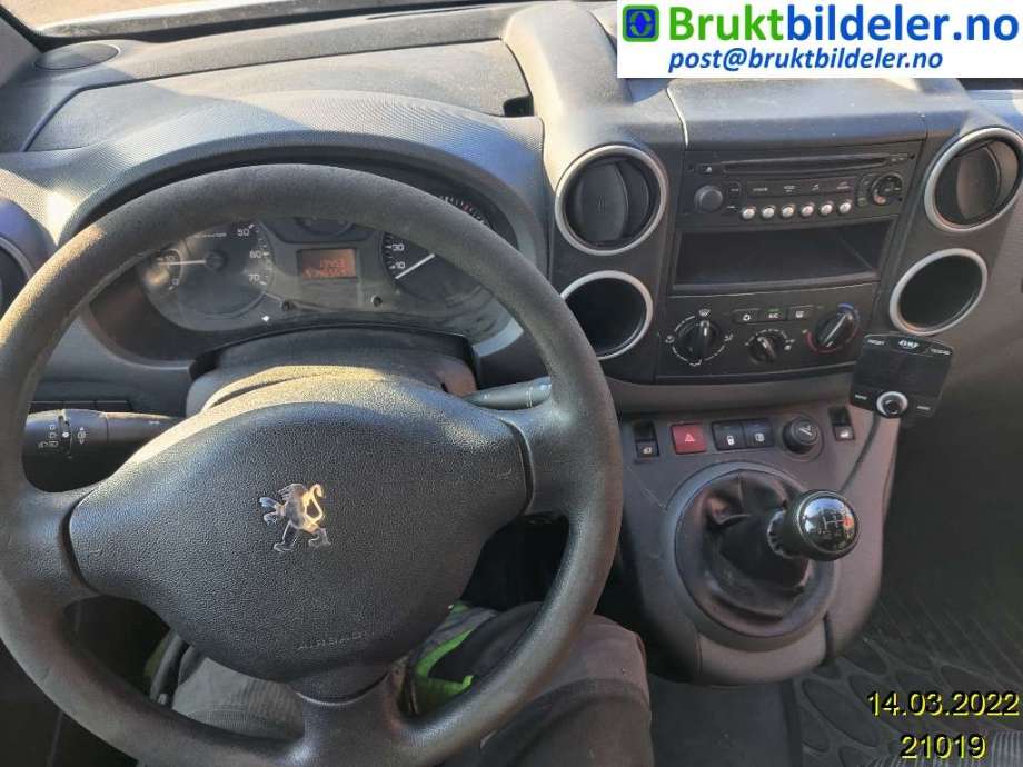 Peugeot Partner 2008-2015 (Type II, Fase 1) , Motorkode: 9HV;9HX, Girkassekode: 