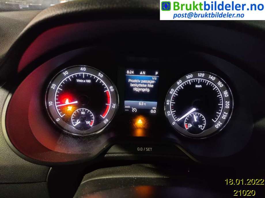 Škoda Octavia 2017-2020 (Type III, Fase 2) , Motorkode: CJSA;CJSB, Girkassekode: 