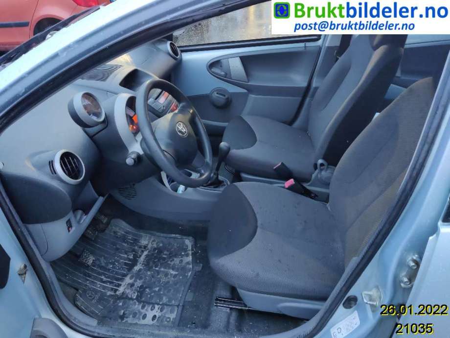 Toyota Aygo 2005-2014 (Type I) , Motorkode: 1KR-FE, Girkassekode: 