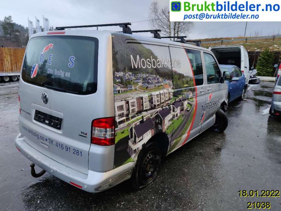 VW Transporter / Caravelle 2009-2015 (Fase 2) (T5) (T5), Motorkode: CAAC;CCHA, Girkassekode: 