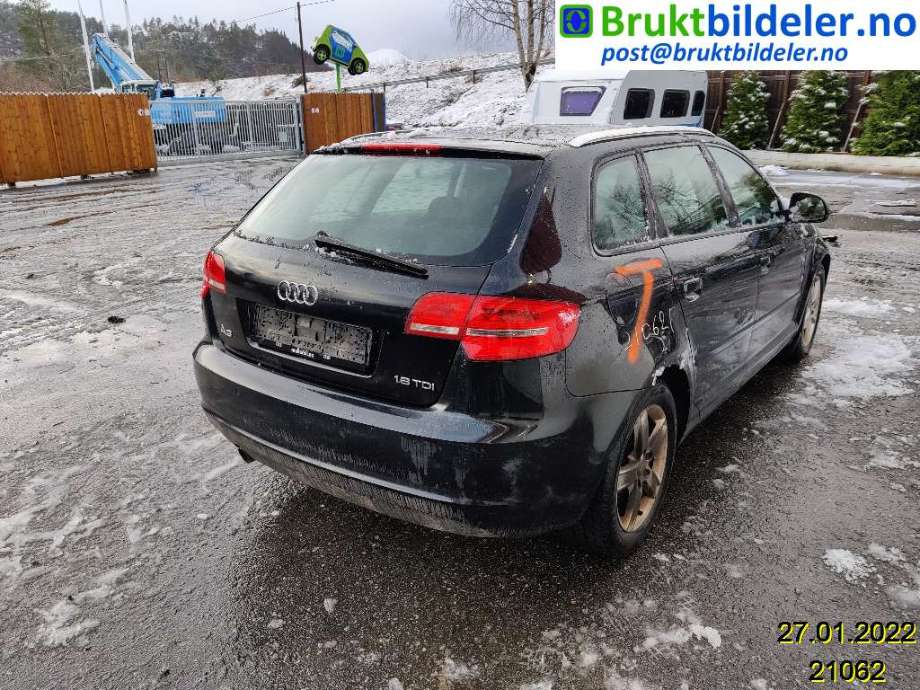 Audi A3 2009-2012 (Type II, Fase 2) , Motorkode: CAYC, Girkassekode: 
