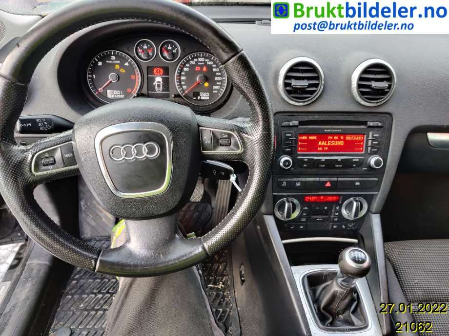 Audi A3 2009-2012 (Type II, Fase 2) , Motorkode: CAYC, Girkassekode: 