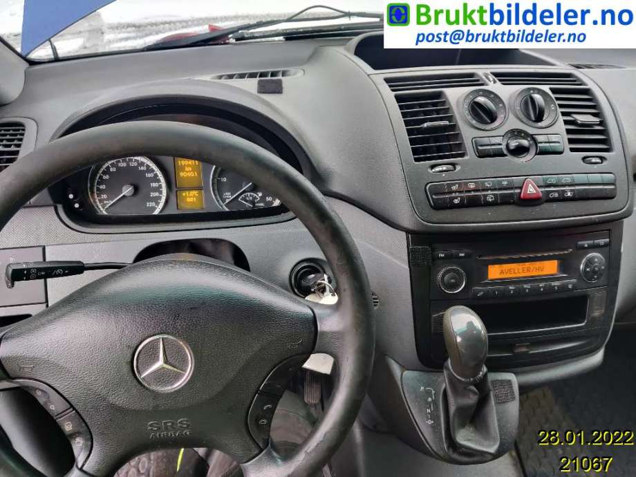 Mercedes Vito/Viano 2004-2010 (Fase 1) (W639) (W639), Motorkode: OM646.982, Girkassekode: