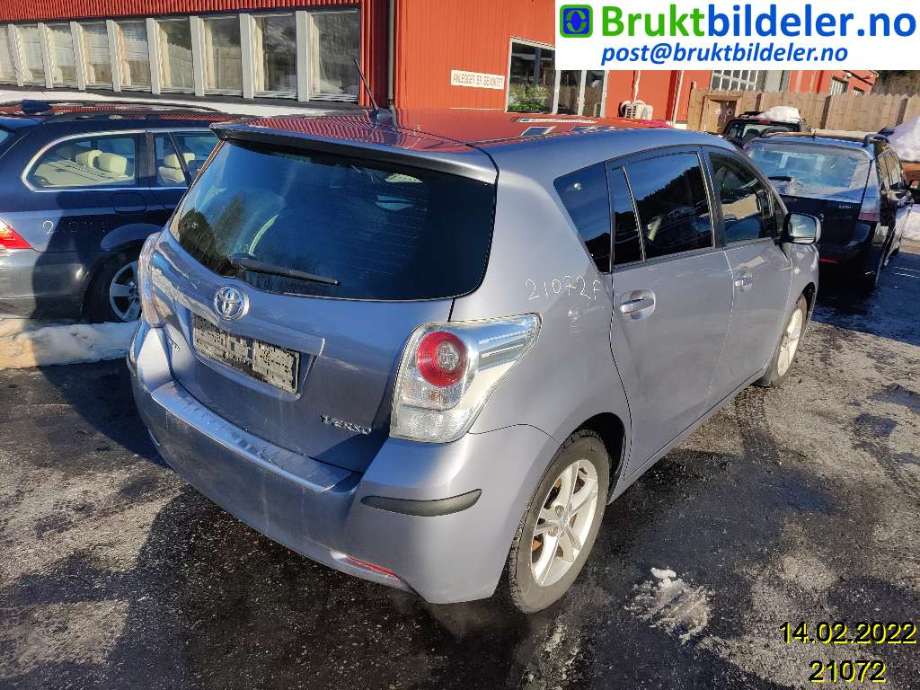 Toyota Verso 2009-2016 (Type III) , Motorkode: 2ZR-FAE, Girkassekode: 