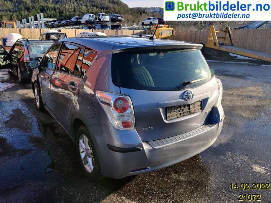 Toyota Verso 2009-2016 (Type III) , Motorkode: 2ZR-FAE, Girkassekode: 
