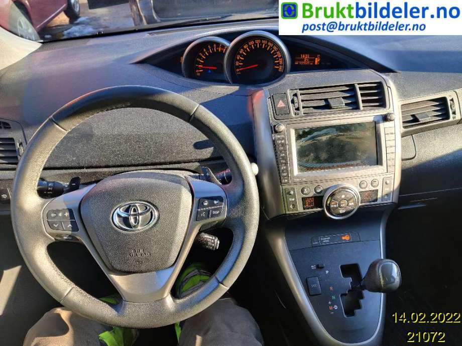 Toyota Verso 2009-2016 (Type III) , Motorkode: 2ZR-FAE, Girkassekode: 
