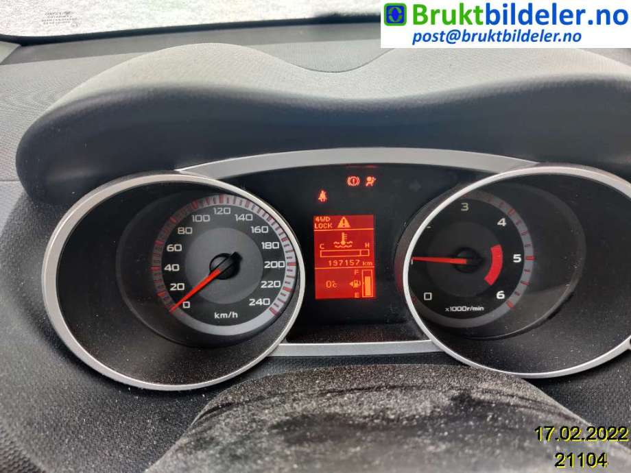 Mitsubishi Outlander 2007-2010 (Type II, Fase 1) , Motorkode: BSY, Girkassekode: 