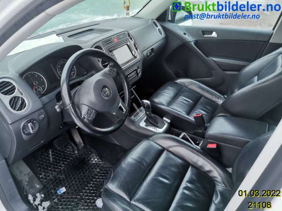 VW Tiguan 2011-2016 (Type I, Fase 2) , Motorkode: CFFB, Girkassekode: 