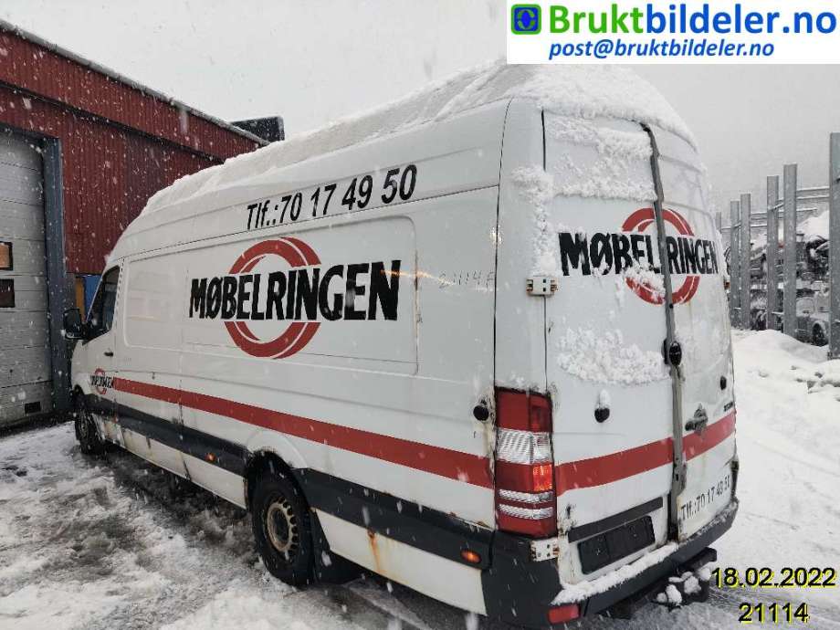Mercedes Sprinter 2006-2013 (Fase 1) (906) (906), Motorkode: OM646.986, Girkassekode: