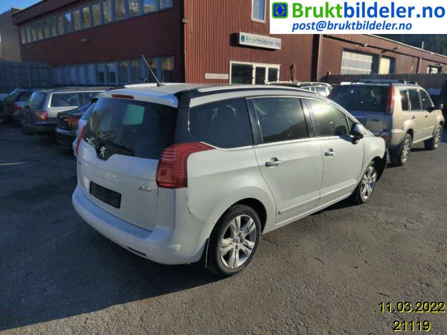 Peugeot 5008 2010-2017 (Type I) , Motorkode: 9HR, Girkassekode: 6-TRINNS MANUELL GIR