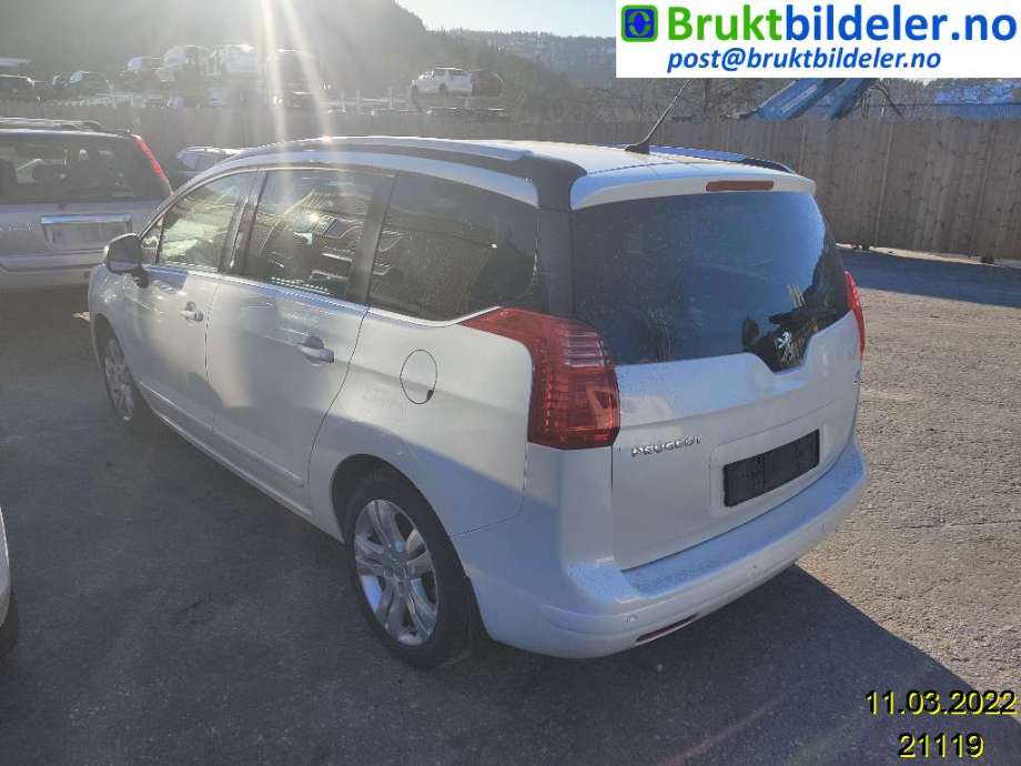 Peugeot 5008 2010-2017 (Type I) , Motorkode: 9HR, Girkassekode: 6-TRINNS MANUELL GIR