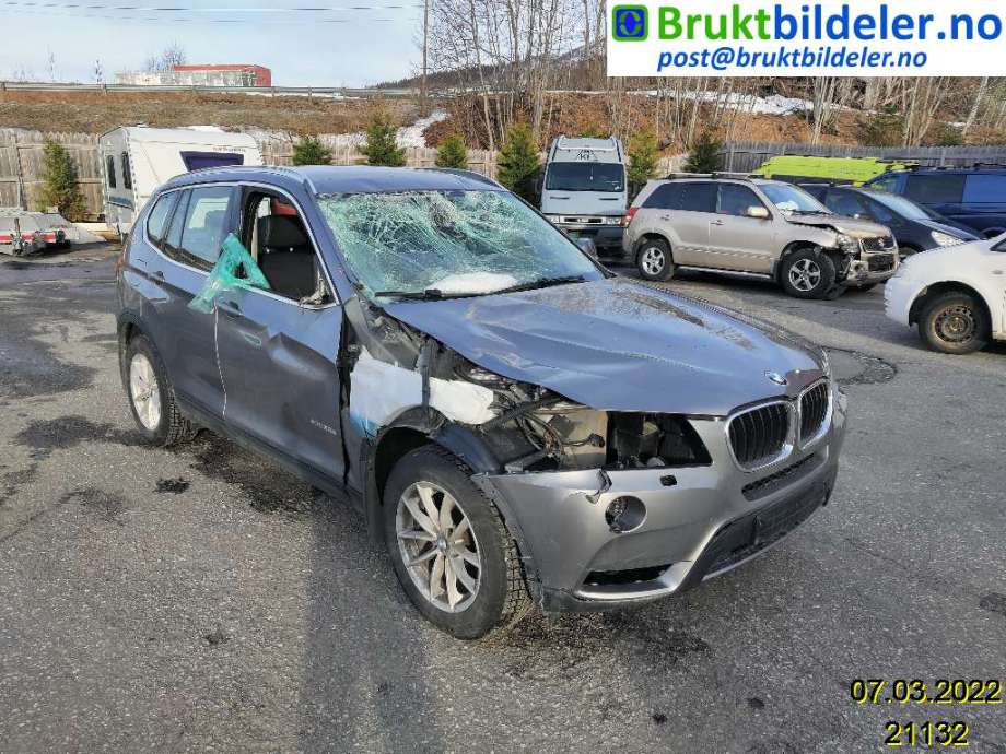 BMW X3 2010-2017 (F25) (F25), Motorkode: N47-D20C, Girkassekode: 