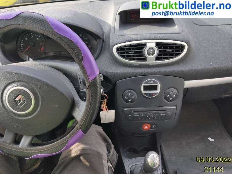 Renault Clio 2009-2012 (Type III, Fase 2) , Motorkode: K9K-768, Girkassekode: