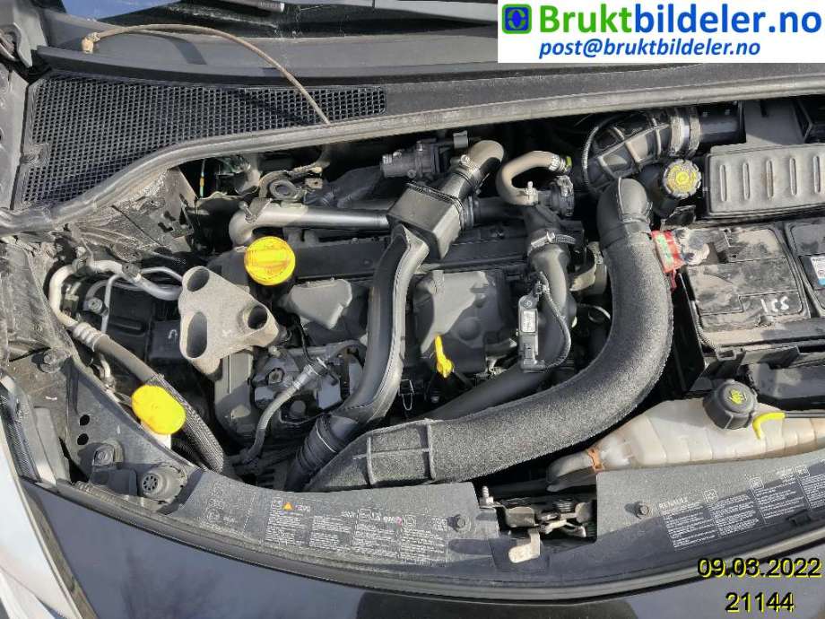 Renault Clio 2009-2012 (Type III, Fase 2) , Motorkode: K9K-768, Girkassekode: