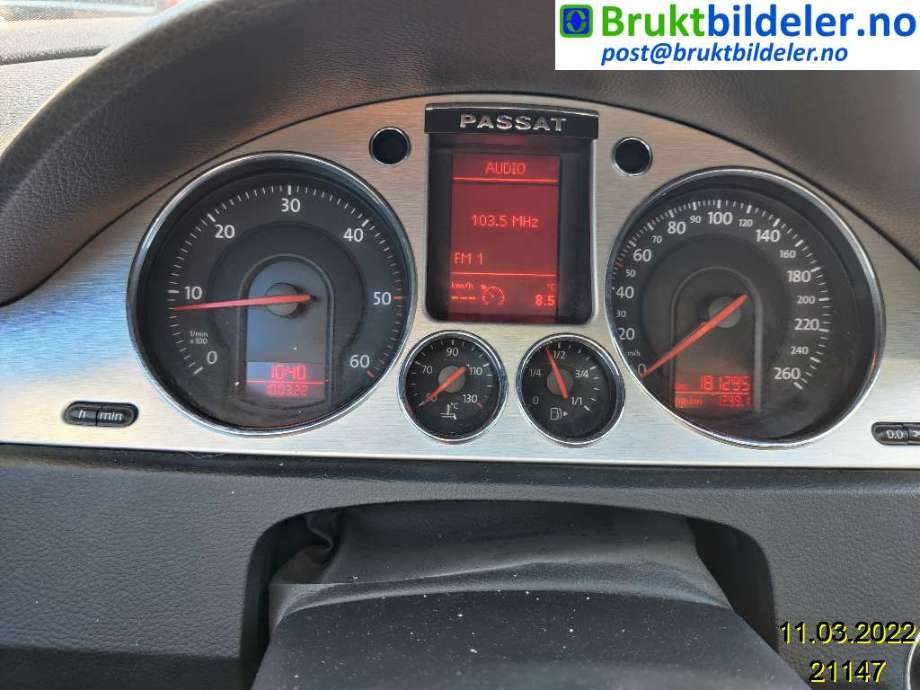 VW Passat 2005-2010 (B6) (B6), Motorkode: BMP, Girkassekode: KDL