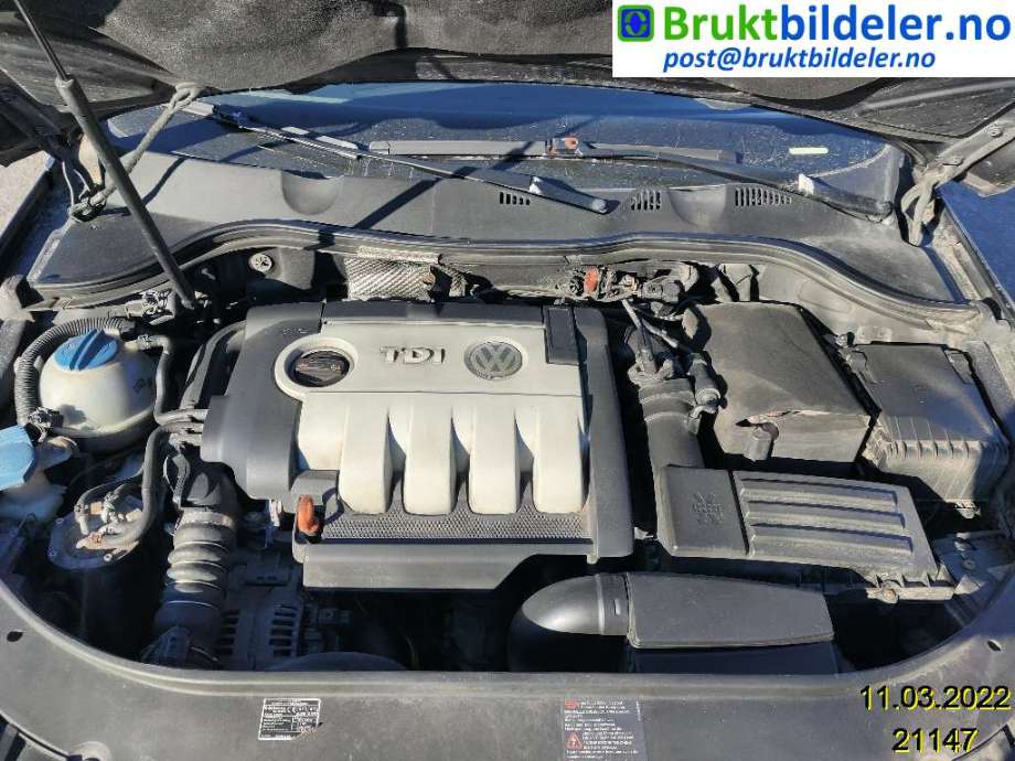 VW Passat 2005-2010 (B6) (B6), Motorkode: BMP, Girkassekode: KDL