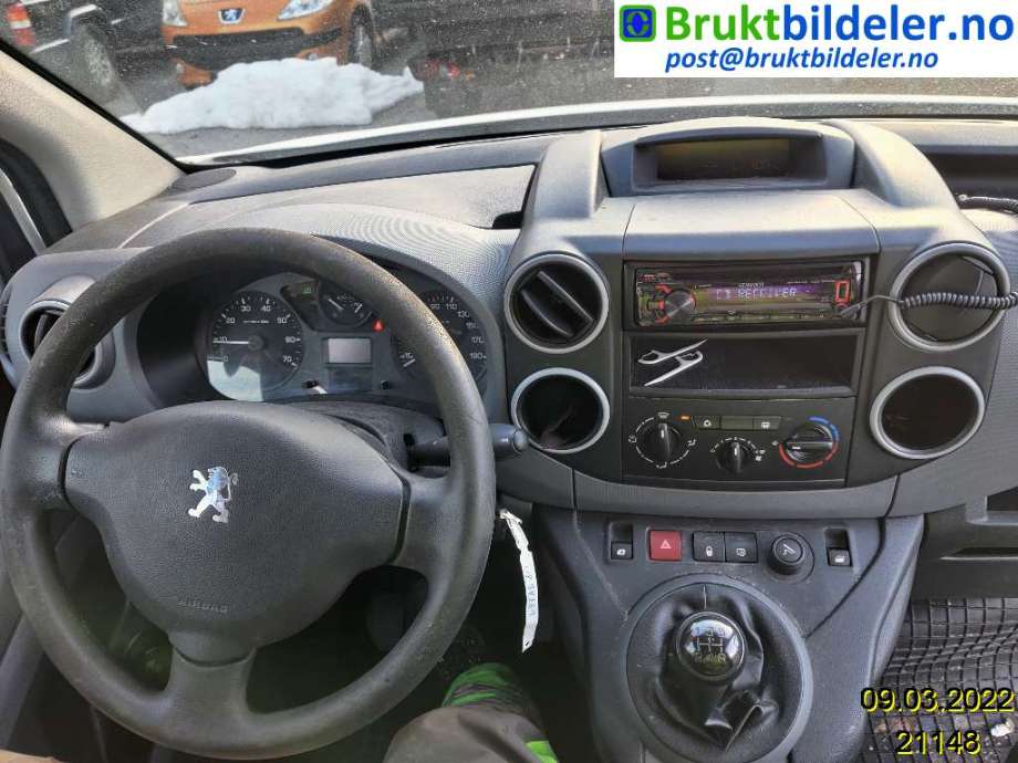 Peugeot Partner 2008-2015 (Type II, Fase 1) , Motorkode: 9HN;9HT, Girkassekode: 
