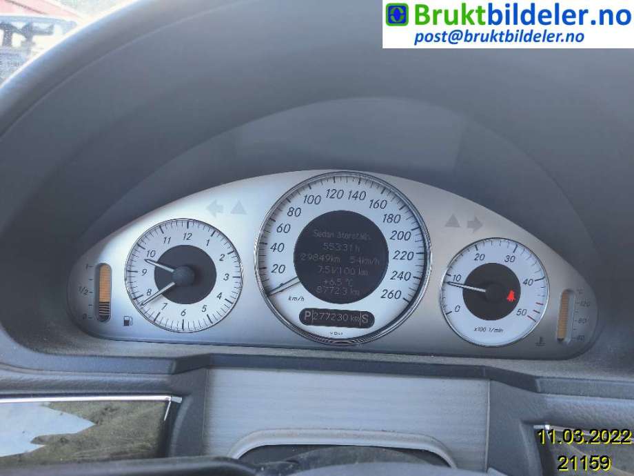 Mercedes E-Klasse 2006-2009 (Fase 2) (W211) (W211), Motorkode: OM642.920, Girkassekode: 722.902