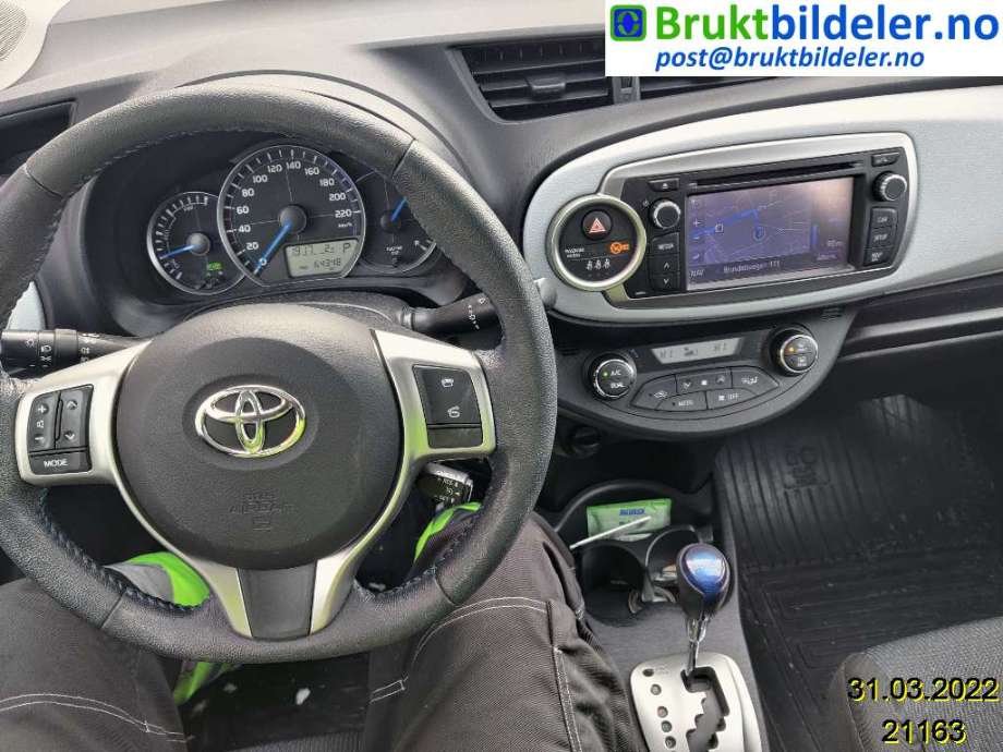 Toyota Yaris 2012-2014 (Type III, Fase 1) , Motorkode: 1NZ-FXE, Girkassekode: 