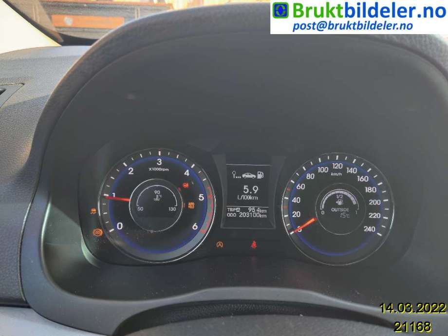 Hyundai i40 2012-2017 , Motorkode: D4FD, Girkassekode: 