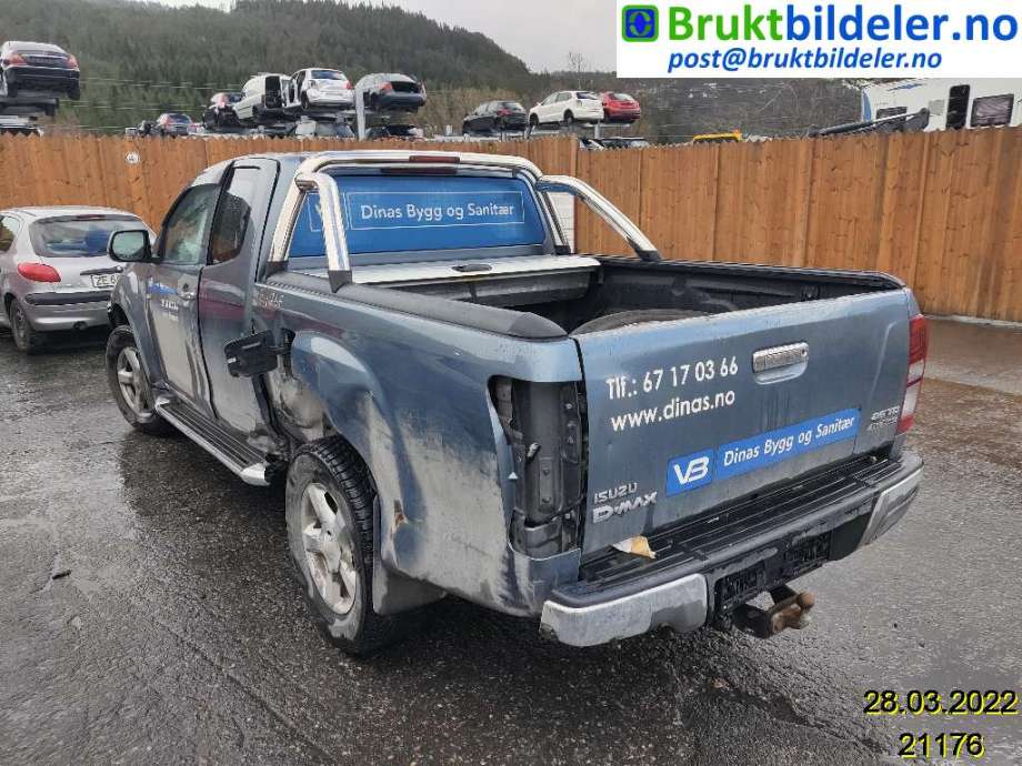 Isuzu D-Max 2012-2017 (Type II, Fase 1) , Motorkode: 4JK1-TC, Girkassekode: 