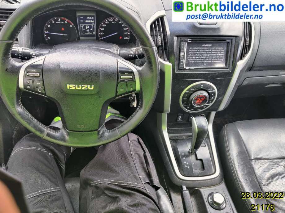 Isuzu D-Max 2012-2017 (Type II, Fase 1) , Motorkode: 4JK1-TC, Girkassekode: 