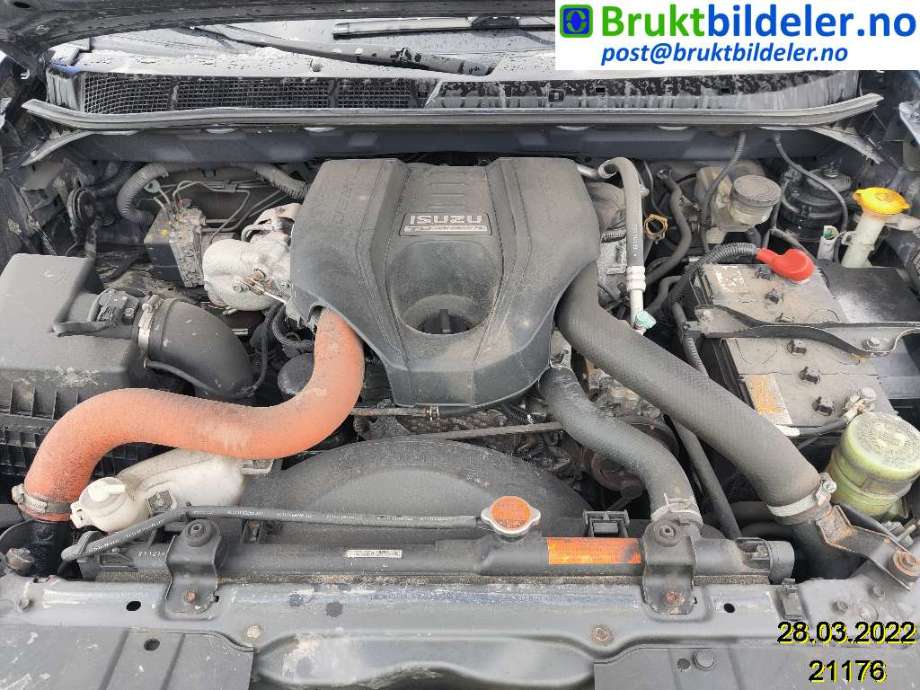 Isuzu D-Max 2012-2017 (Type II, Fase 1) , Motorkode: 4JK1-TC, Girkassekode: 