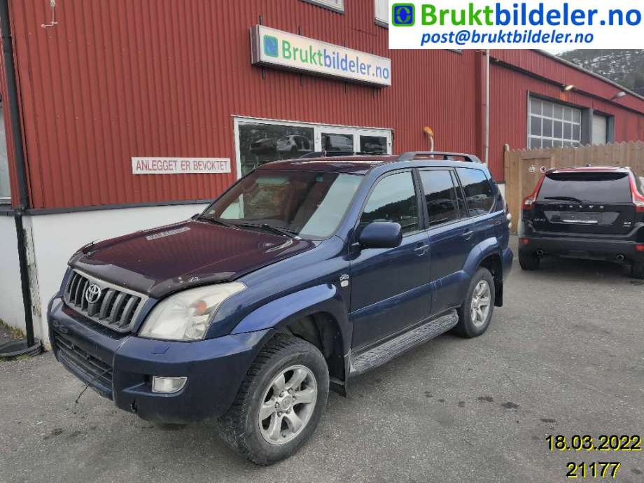 Toyota Land Cruiser 120 2002-2009 , Motorkode: 1KD-FTV, Girkassekode: 