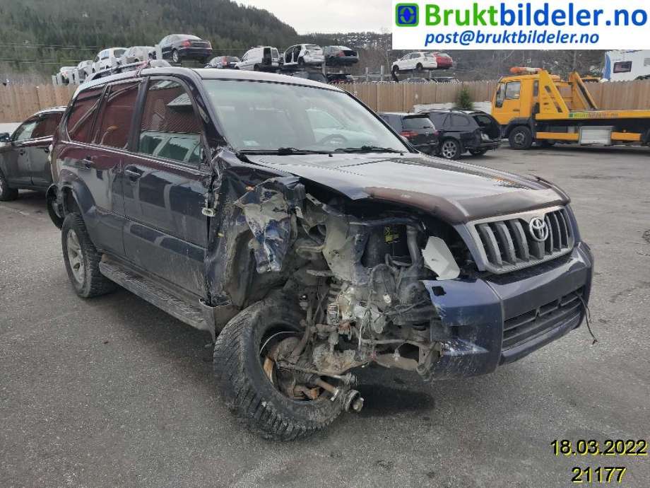 Toyota Land Cruiser 120 2002-2009 , Motorkode: 1KD-FTV, Girkassekode: 