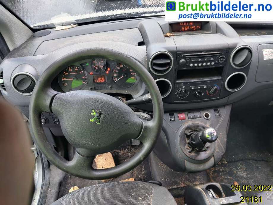Peugeot Partner 2008-2015 (Type II, Fase 1) , Motorkode: 9HN;9HT, Girkassekode: 
