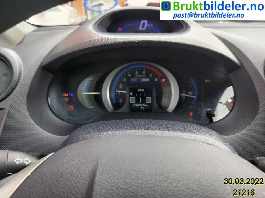 Honda Insight 2009-2013 , Motorkode: LDA3, Girkassekode: