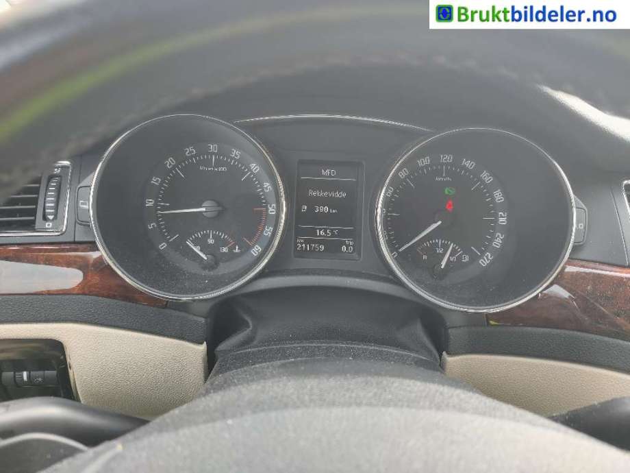 Škoda Superb 2008-2015 (Type II) , Motorkode: CFFB, Girkassekode: NJD