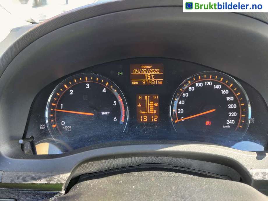 Toyota Avensis 2009-2015 (Type III, Fase 1) , Motorkode: 1AD-FTV, Girkassekode: 