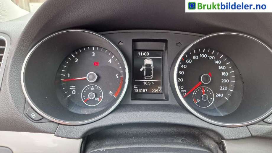 VW Golf VI 2008-2012 , Motorkode: CAYC, Girkassekode: MDZ