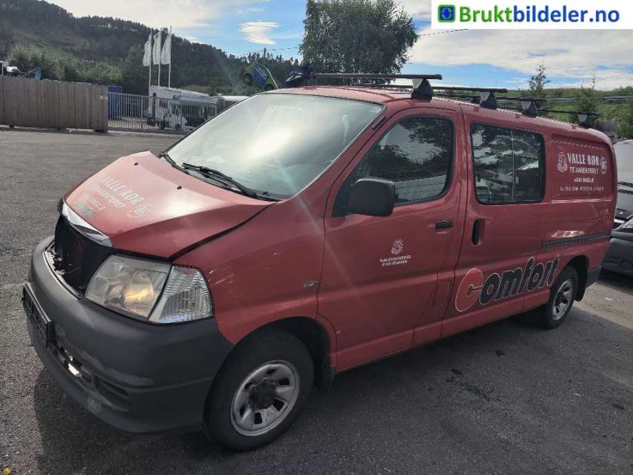 Toyota Hiace 2007-2012 (Fase 3) , Motorkode: 2KD-FTV, Girkassekode: 